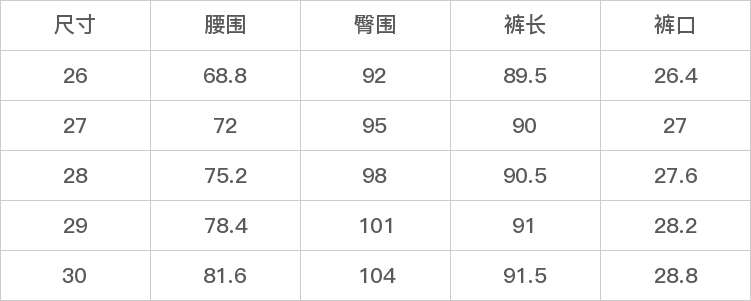 GD-AZD150305-尺码表