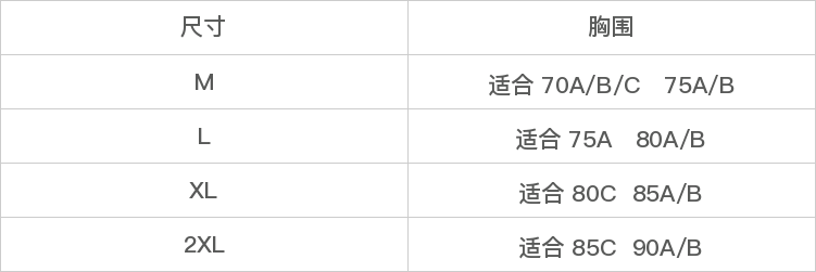 GD-AZDZ02S258-尺码表