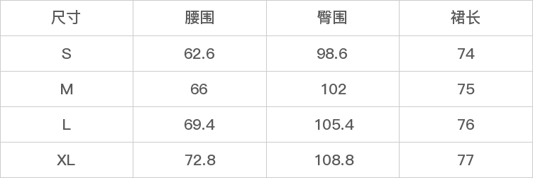 GD-AZMG25B500-尺码表