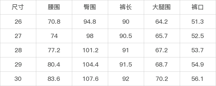 GD-CZFHKU5705-尺码表