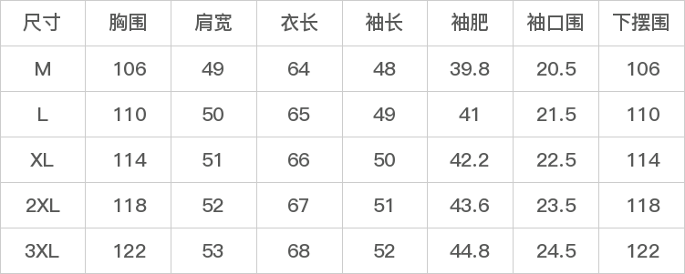 DK-AHQ1695-尺码表