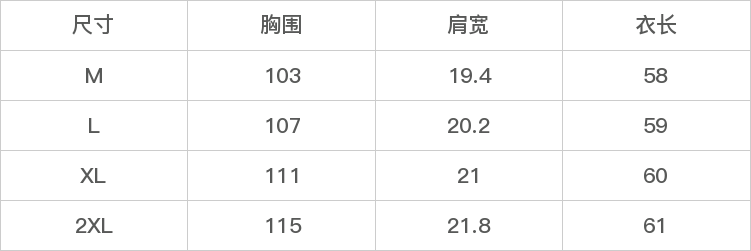 GD-SZJYS95208-尺码表