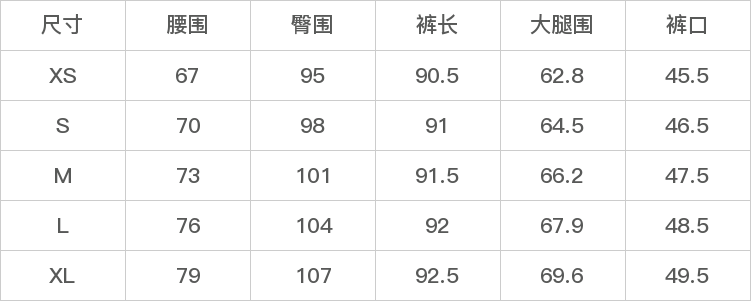GD-SZZQ7090-尺码表