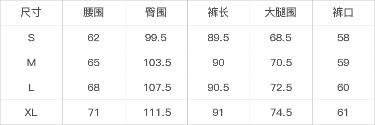 GD-SZMJ68033-尺码表