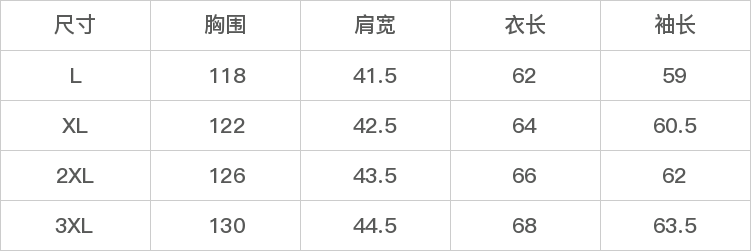 GD-AZYFS26302-尺码表
